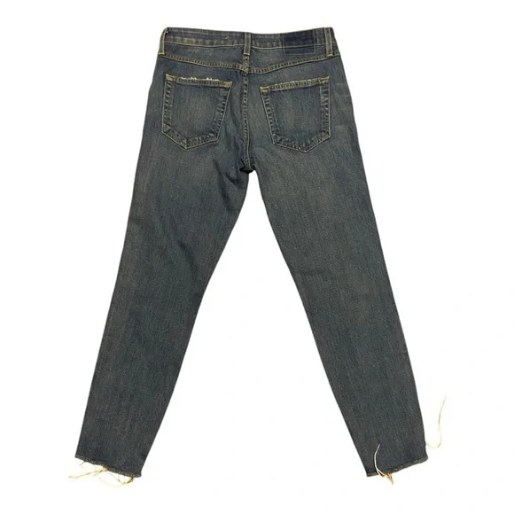 AMO twist with fray skinny mid rise jeans - Picture 3 of 6